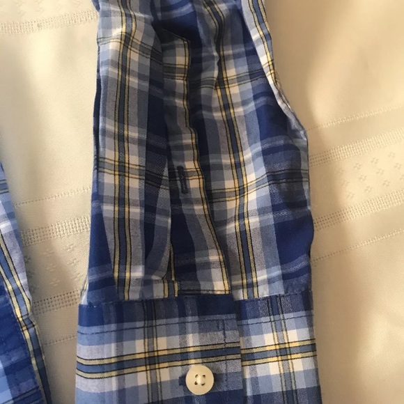 Mens Large Chaps Button Down Plaid Check shirt - Picture 7 of 7